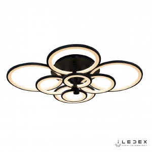 Потолочная люстра Ring A001/8 BK