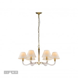 Подвесная люстра Amber YT2043-6 GD+Coffee