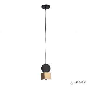 Светильник подвесной Play P818/1-6W-3000K-D80 MBK-BRZ