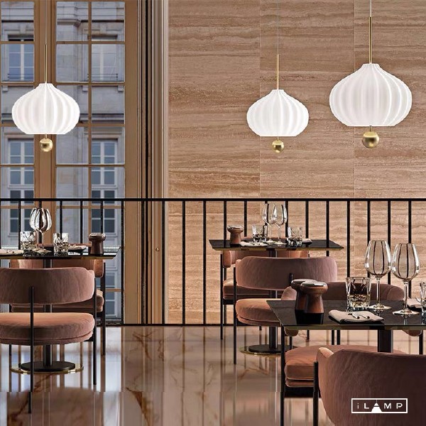 Светильник подвесной Pear 10808P/1 WH-GL