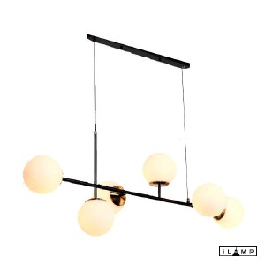 Светильник подвесной Golden 9136P/6 BK-WH