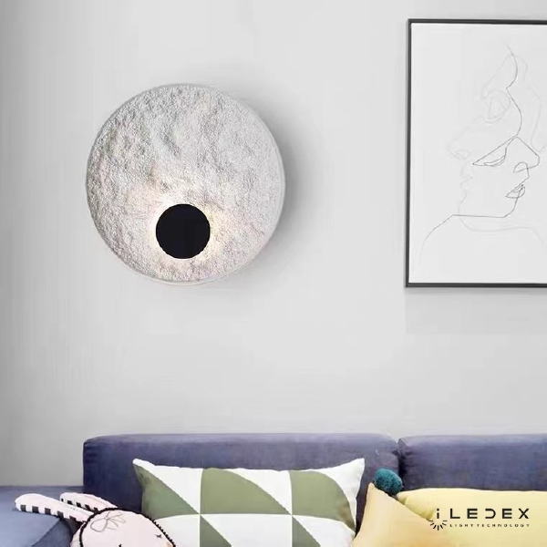 Настенный светильник Moon F099-9W-3000K WH-BK