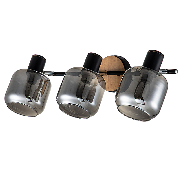 Светильник спот Hugge 10177/3A Black