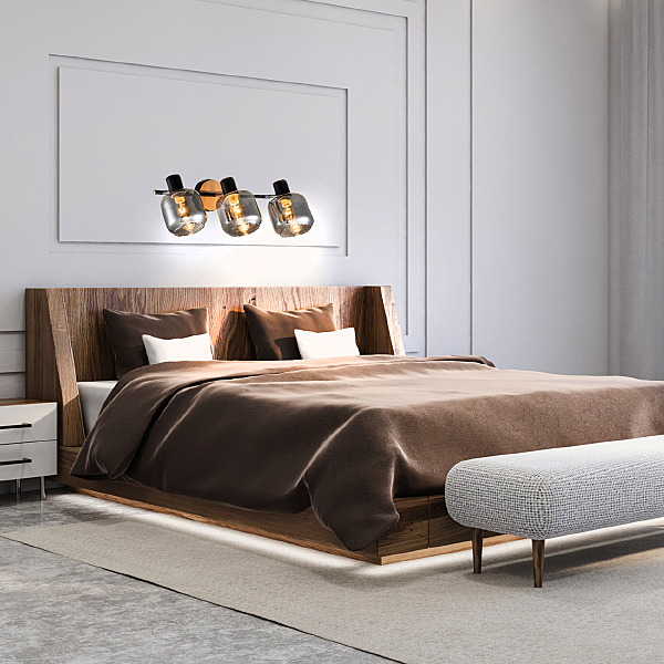 Светильник спот Hugge 10177/3A Black