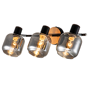 Светильник спот Hugge 10177/3A Black