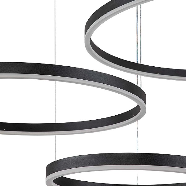 Подвесная люстра Galass V000032L 14001/3P Black