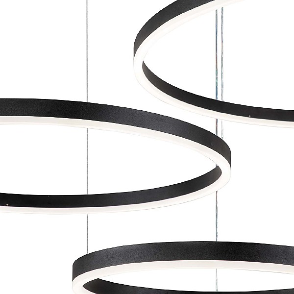 Подвесная люстра Galass V000032L 14001/3P Black