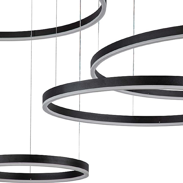 Подвесная люстра Galass V000034L 14001/4P Black