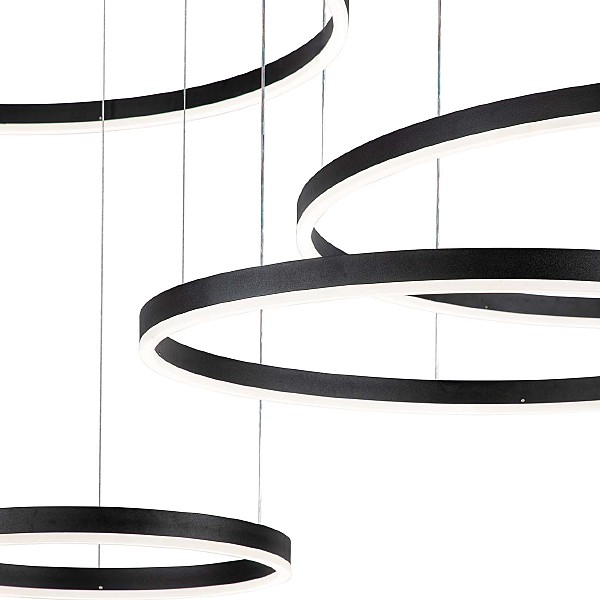 Подвесная люстра Galass V000034L 14001/4P Black