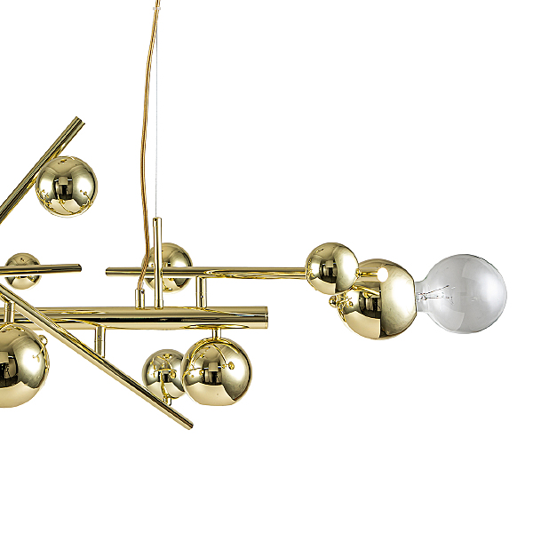 Подвесная люстра Saldo V000332 11033/6PL Gold