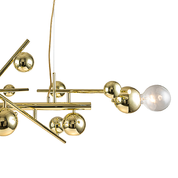 Подвесная люстра Saldo V000332 11033/6PL Gold