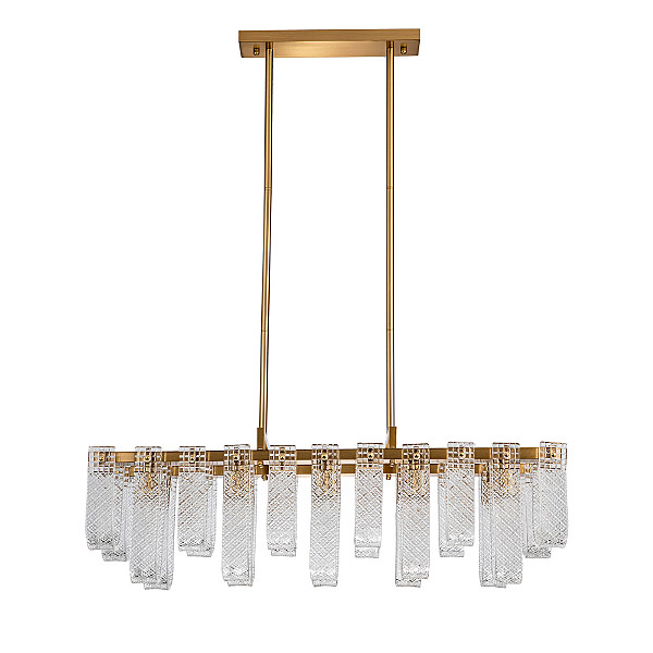 Люстра на штанге Brina V000367 12027/10PL Brass