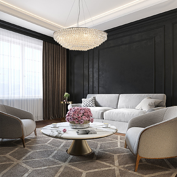 Подвесная люстра Intrigo V000369 12028/12P Chrome