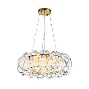 Подвесная люстра Braccia V000398 12007/6P Gold