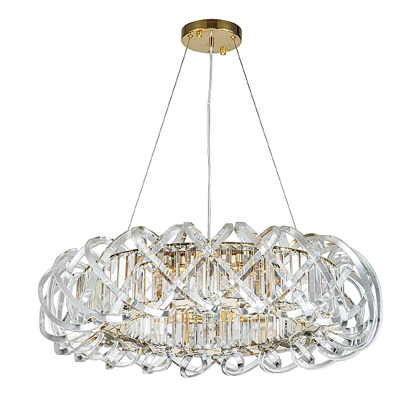 Подвесная люстра Braccia V000399 12007/10P Gold