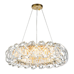 Подвесная люстра Braccia V000399 12007/10P Gold