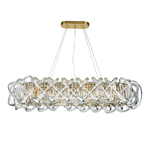 Подвесная люстра Braccia V000400 12007/12PL Gold