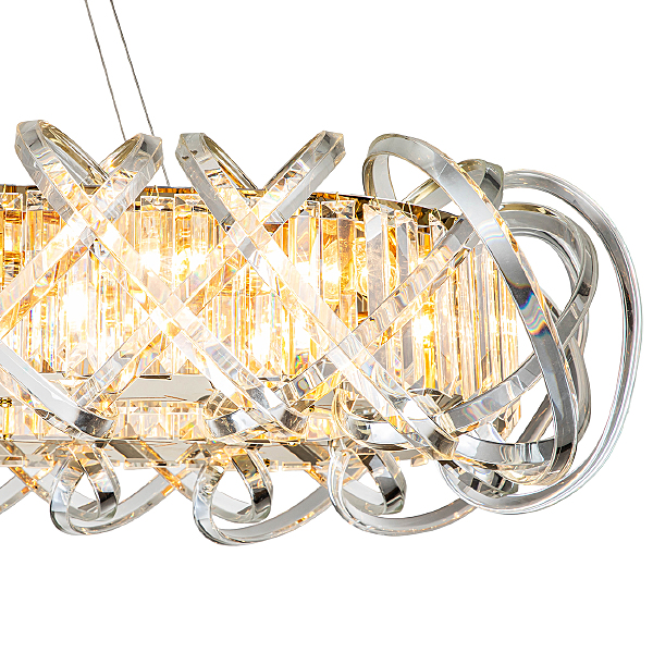 Подвесная люстра Braccia V000400 12007/12PL Gold