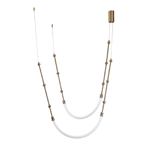 Светильник подвесной Corda V000063L 14010/2P Brass