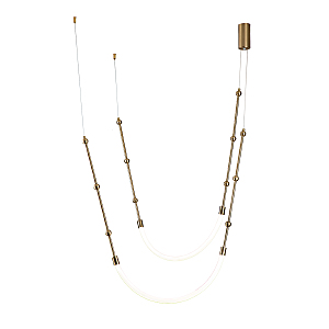 Светильник подвесной Corda V000063L 14010/2P Brass