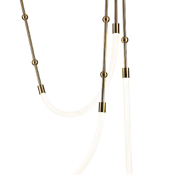 Светильник подвесной Corda V000064L 14010/3P Brass