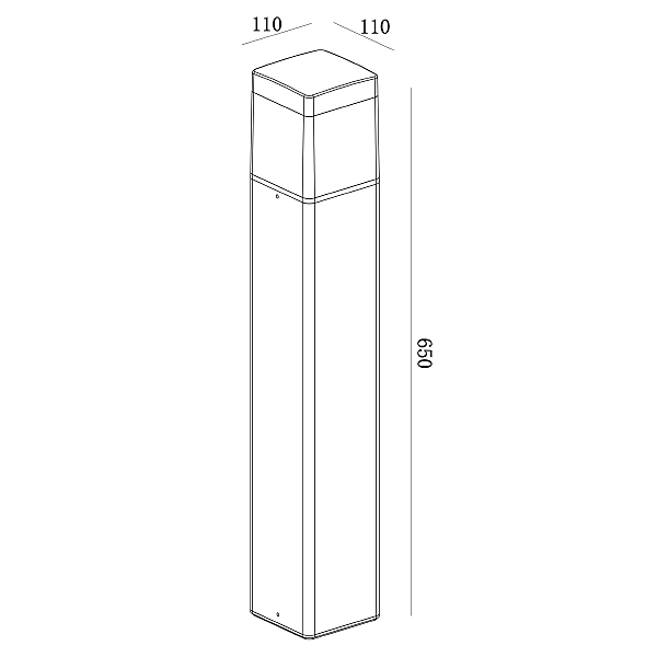 Уличный наземный светильник Chicago 8109