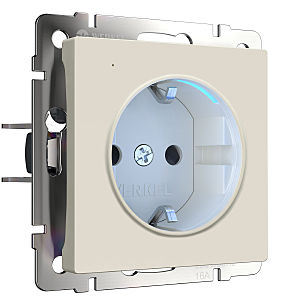 Розетка Werkel W1171462/ Розетка с подсветкой (айвори матовый)