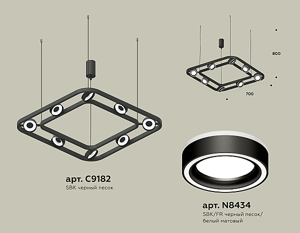 Подвесная люстра Traditional DIY XB9182151