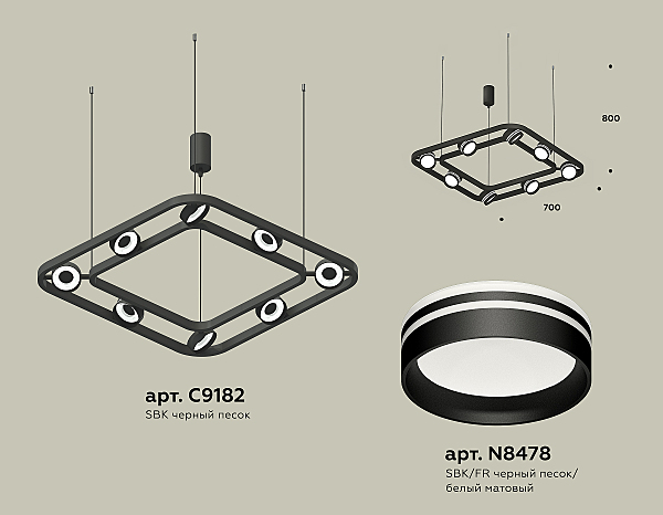 Подвесная люстра Traditional DIY XB9182153