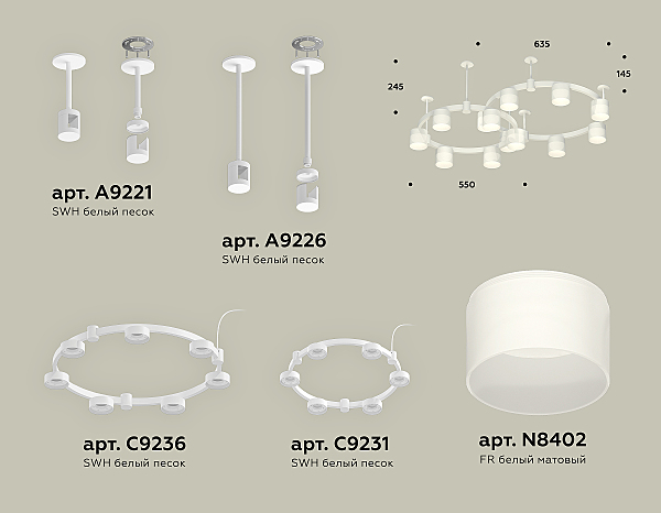 Потолочная люстра Traditional DIY XR92211002