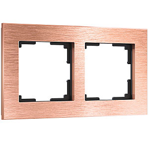 Рамка Werkel W0021712/ Рамка на 2 поста Aluminium (бронза)