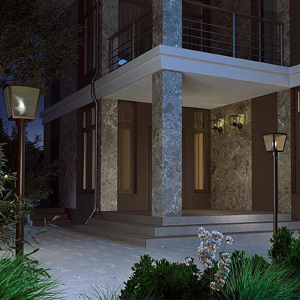 Уличный настенный светильник Park 370943