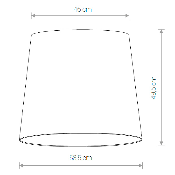 Абажур Cameleon Cone L 8493