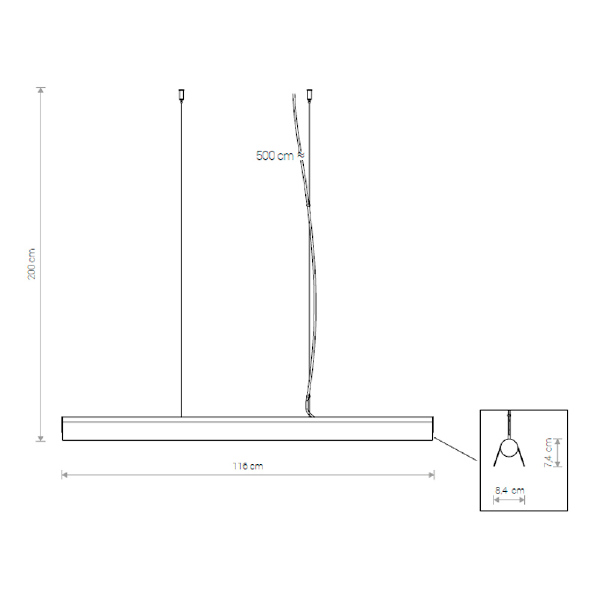 Светильник подвесной Cameleon A Led 8451