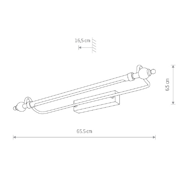 Подсветка зеркал и полок Rembrant Led L 8167