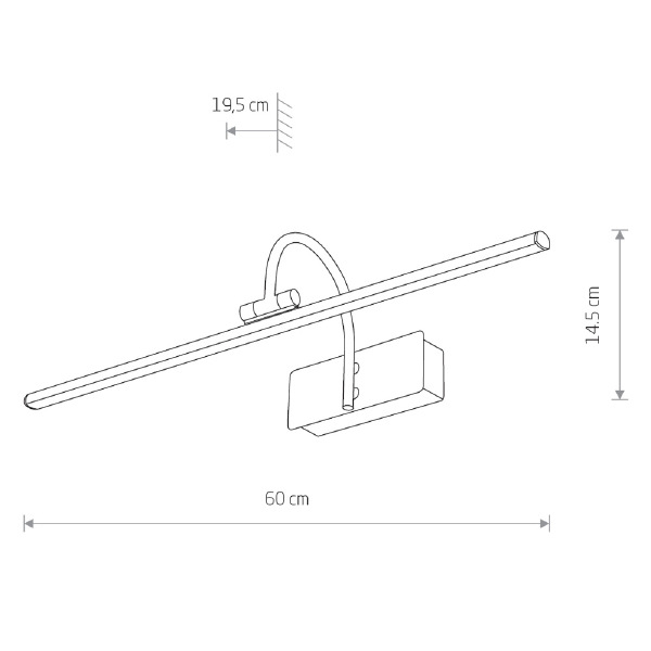 Подсветка зеркал и полок Giotto Led M 8170