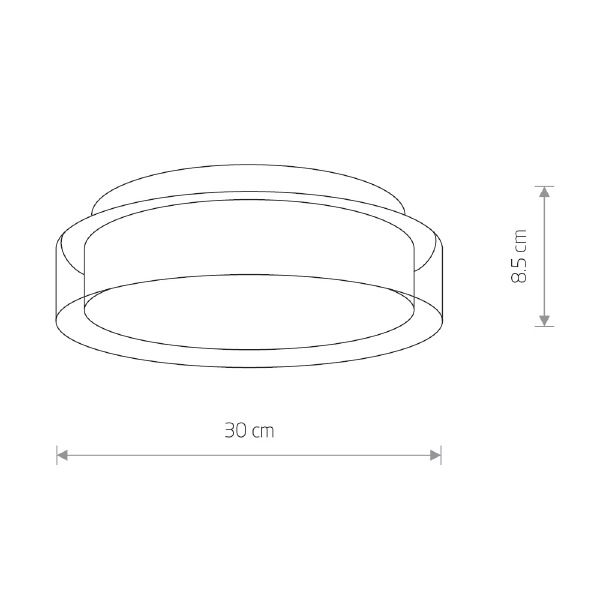 Светильник потолочный Pan Led 8173