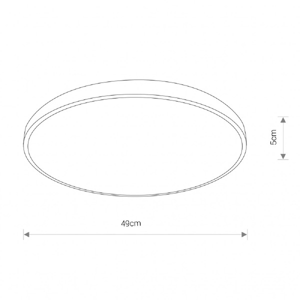 Светильник потолочный Agnes Round Led 8184