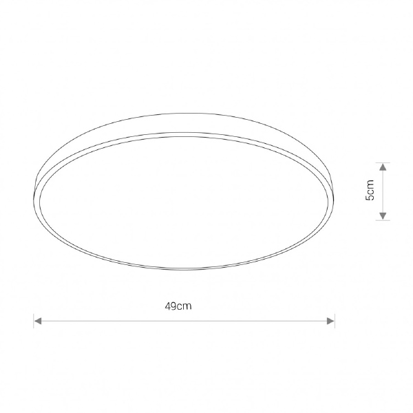 Светильник потолочный Agnes Round Led 8205