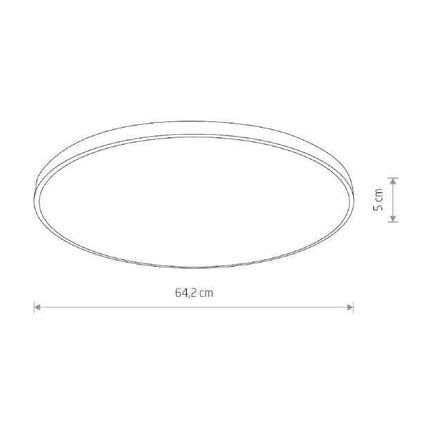Светильник потолочный Agnes Round Led 8206