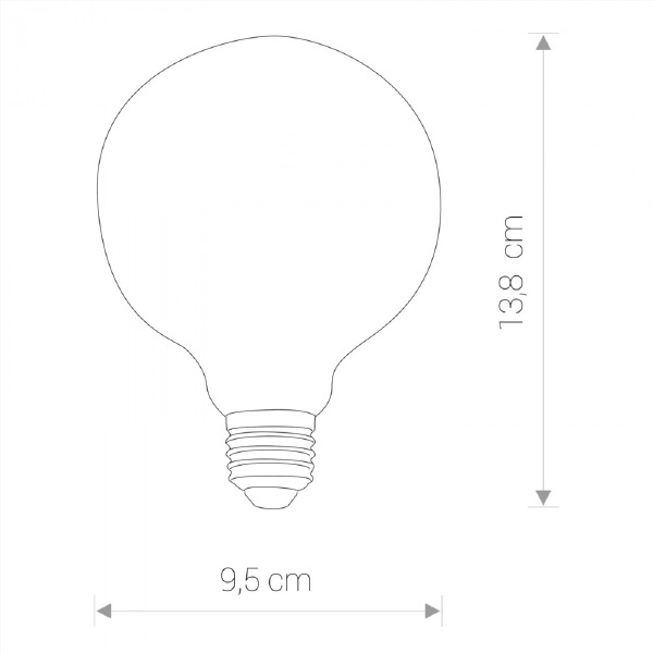 Ретро лампа Vintage Led 9797