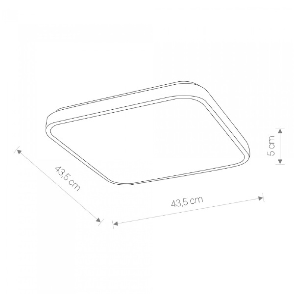 Светильник потолочный Agnes Square Led 8113