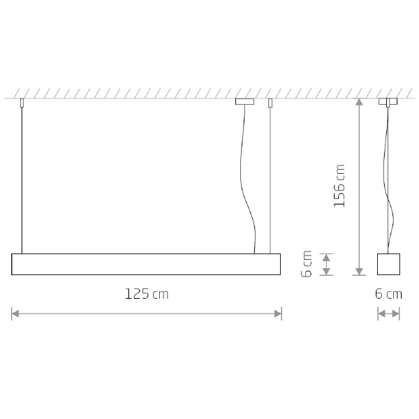 Светильник подвесной Soft Led 120x6 7537