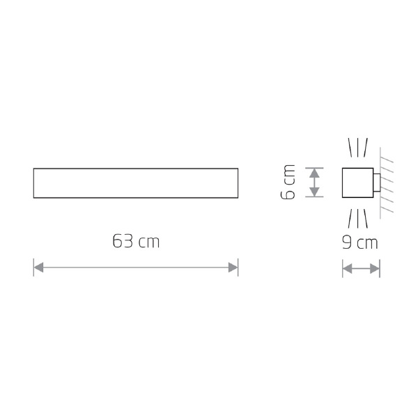 Настенный светильник Soft Wall Led 60x6 7541