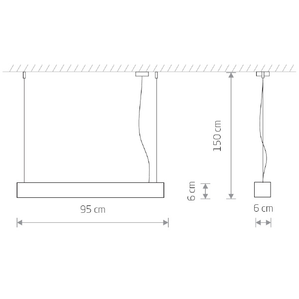 Светильник подвесной Soft Led 90x6 7547