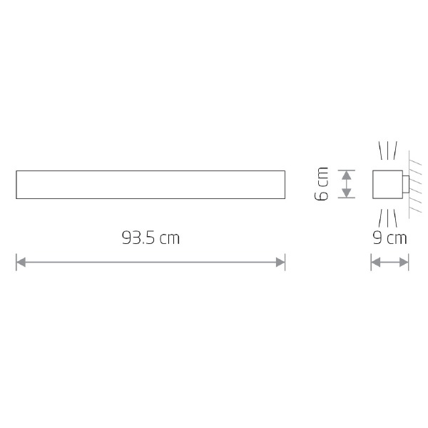 Настенный светильник Soft Wall Led 90x6 7548