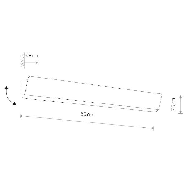Настенный светильник Wing Led 7550
