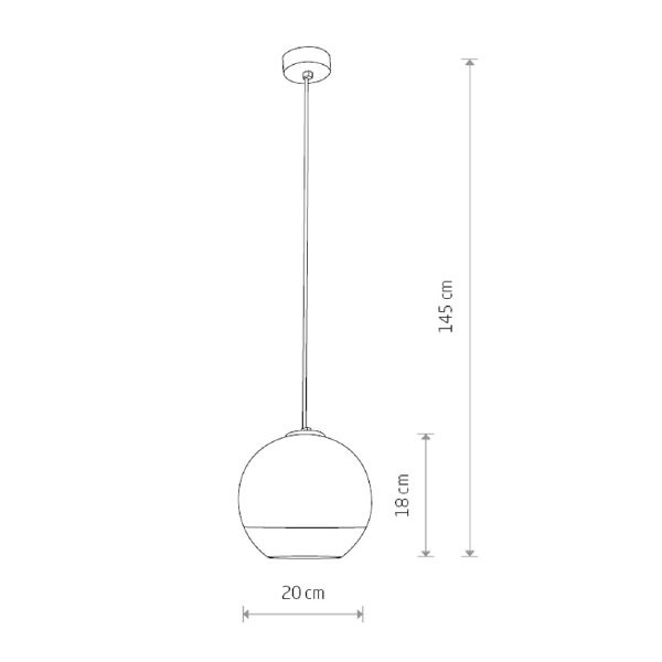 Светильник подвесной Globe PLus S 7605