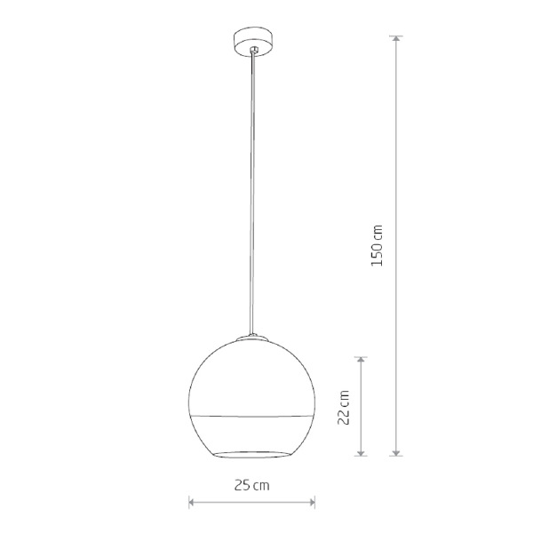Светильник подвесной Globe Plus M 7606
