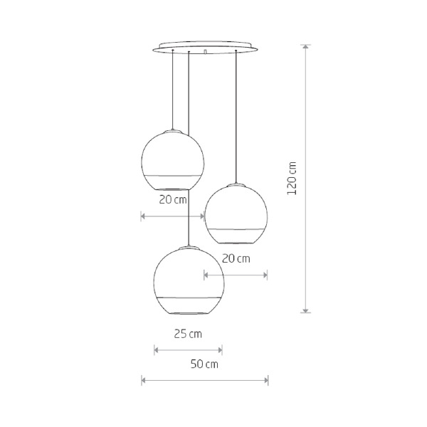 Светильник подвесной Globe PLus 7607